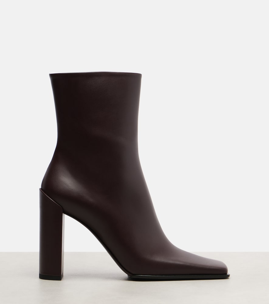 Alaia Leather ankle boots - Brown High Heels
