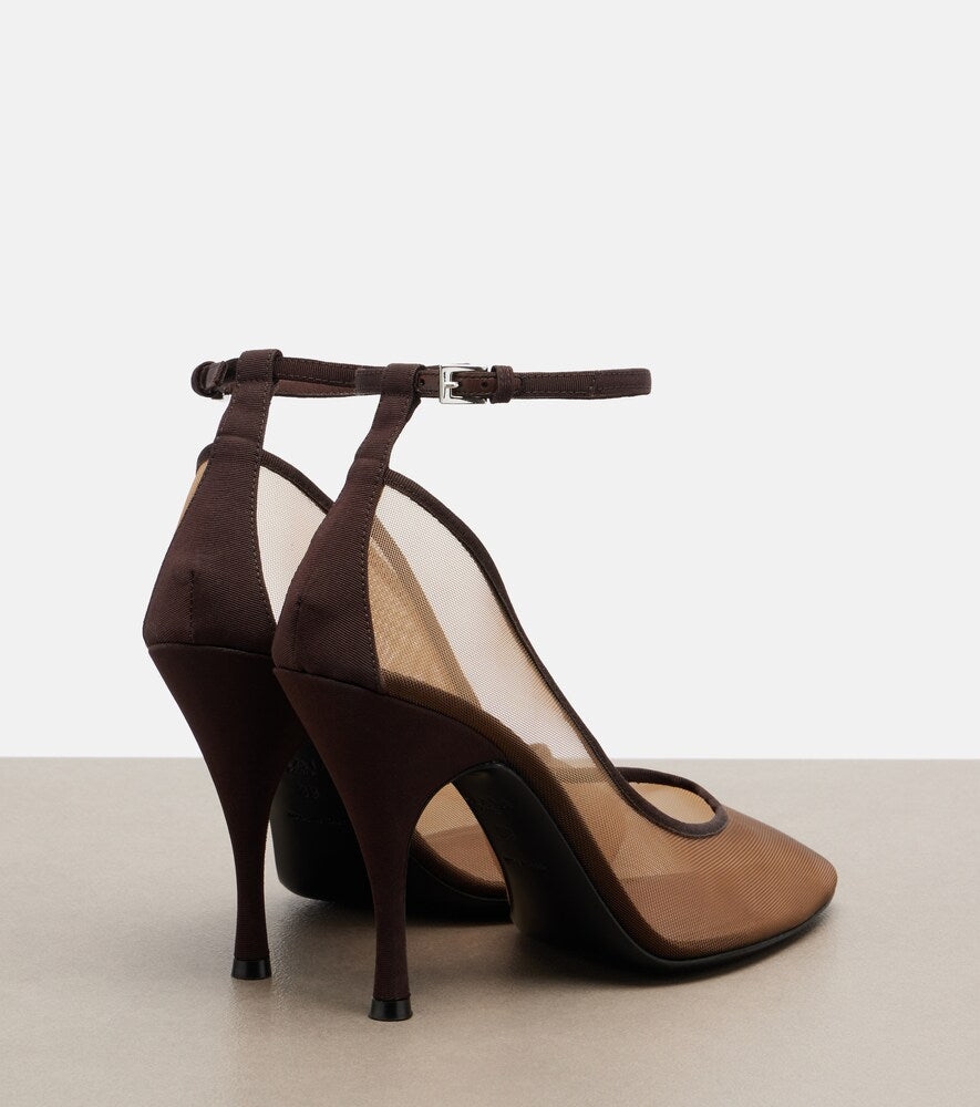 Alaia Mesh pumps in Brown - High-Heel Pumps