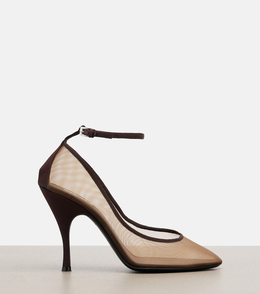 Alaia Mesh pumps in Brown - High-Heel Pumps
