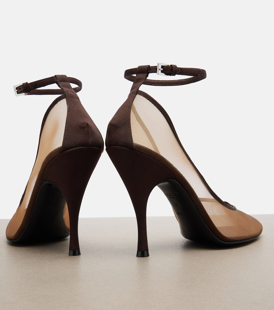 Alaia Mesh pumps in Brown - High-Heel Pumps