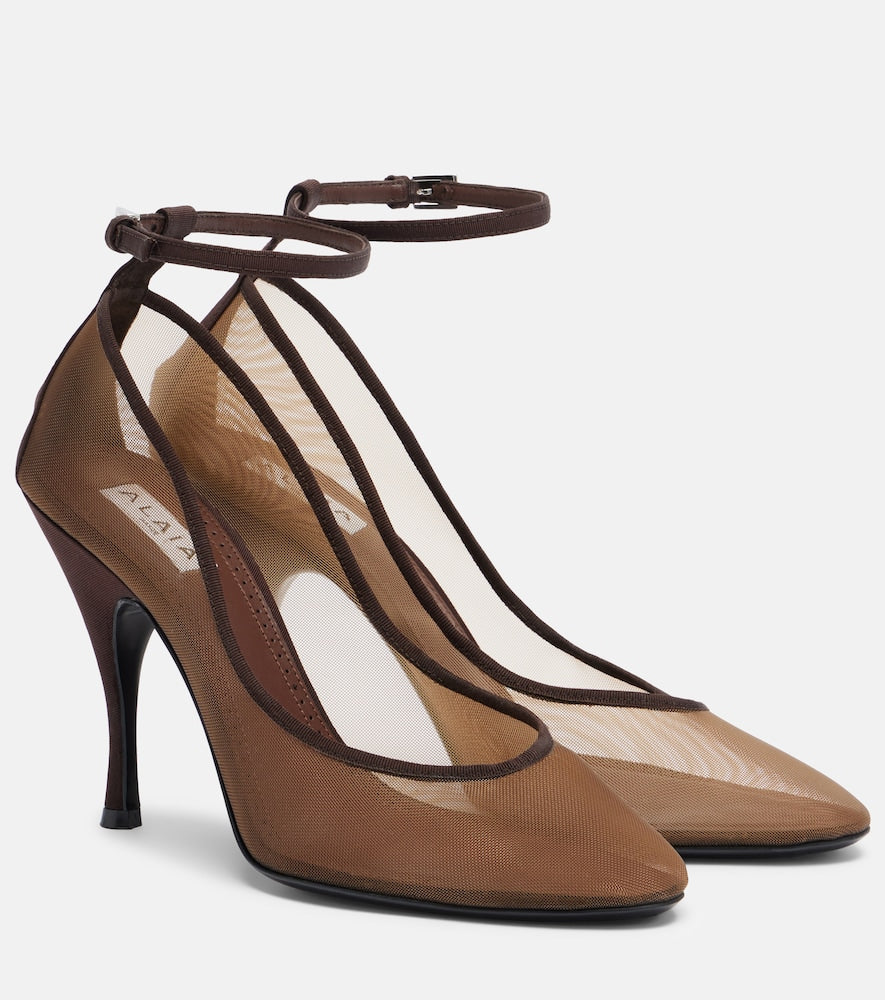 Alaia Mesh pumps in Brown - High-Heel Pumps