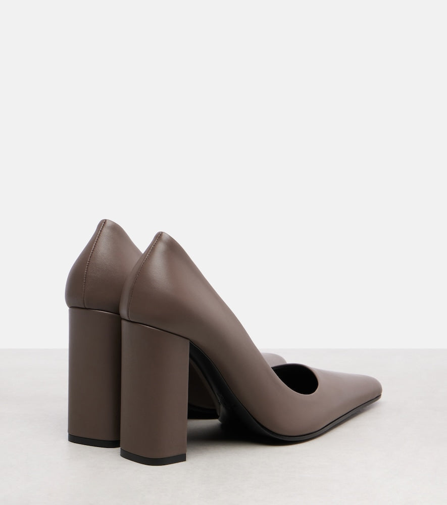 Alaia Pointy leather pumps - Brown High-Heel Pumps