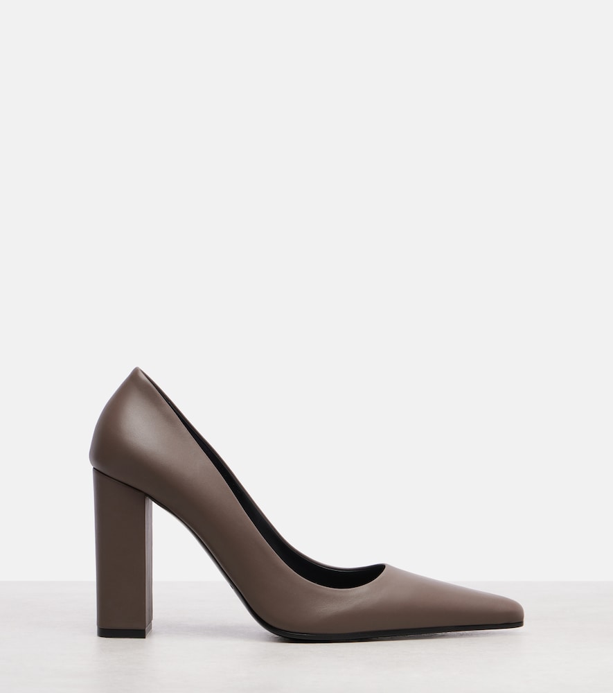 Alaia Pointy leather pumps - Brown High-Heel Pumps