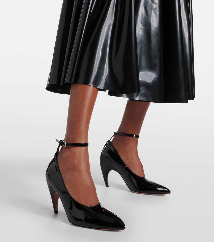 Alaia Shark patent leather pumps - Black High-Heel Pumps