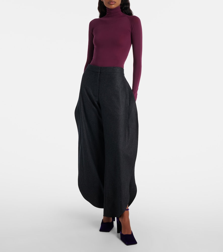 Alaia Square 90 velvet pumps - Purple High-Heel Pumps