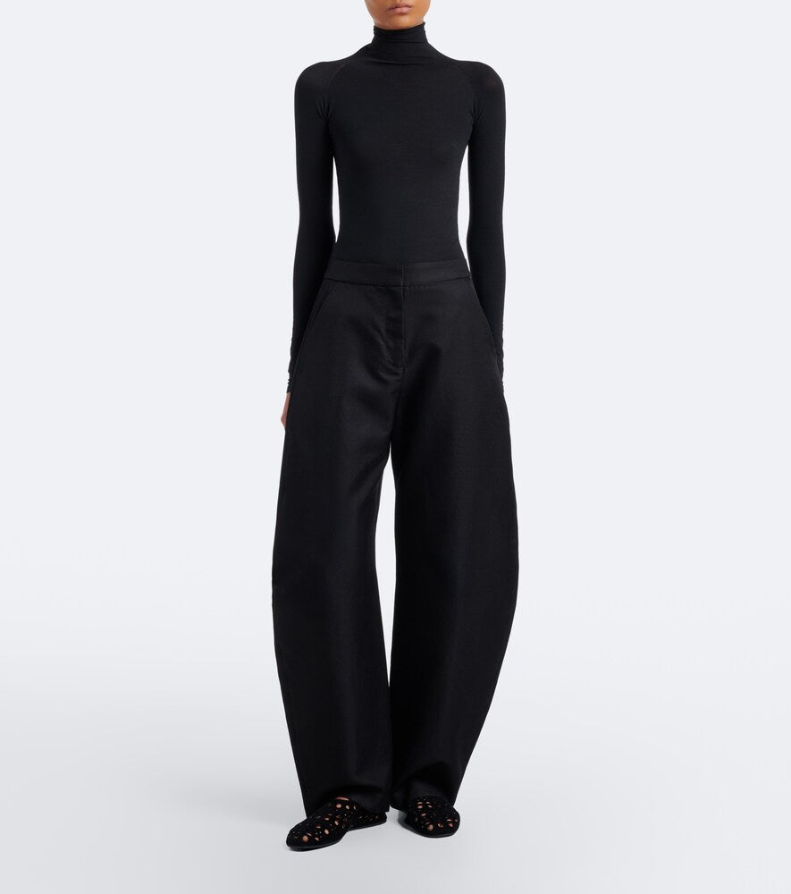 Alaia Vienne suede ballet flats - Black Ballerina Flats