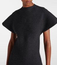 Alaia Wool-blend minidress