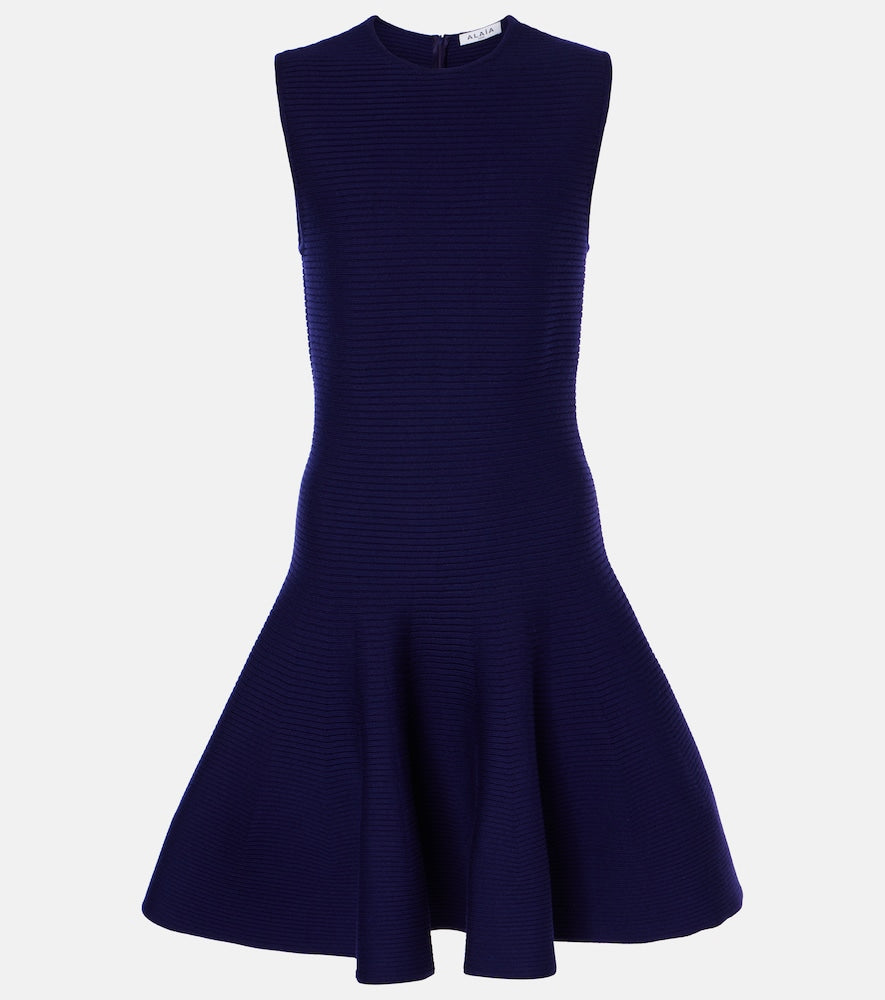 Alaia Wool-blend minidress. Alaia羊毛混纺迷你连衣裙