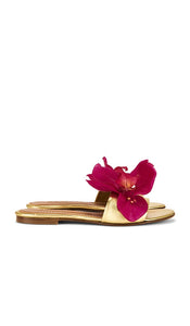 Alameda Turquesa Ophelia Sandal in Metallic Gold