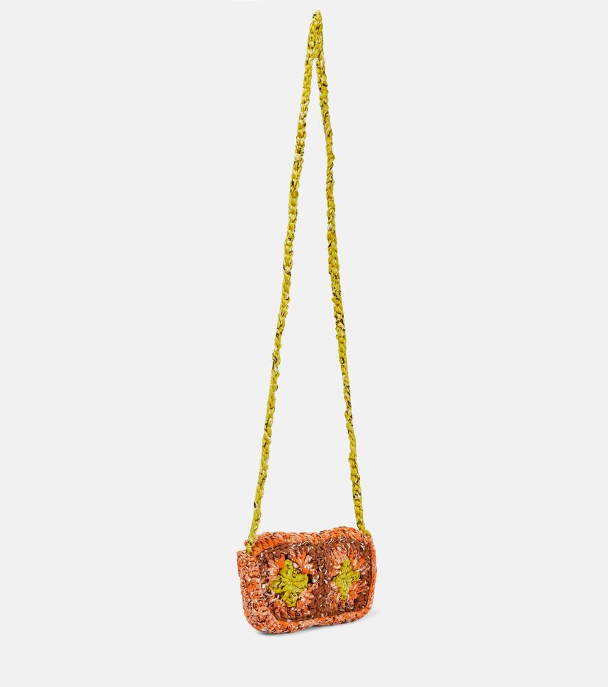 Alanui Bandana crochet phone pouch