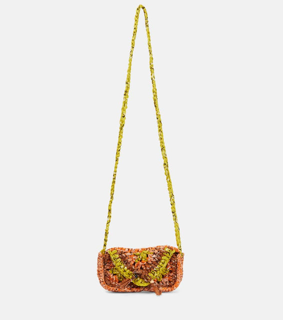 Alanui Bandana crochet phone pouch