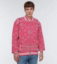 Alanui Bandana jacquard cotton bomber jacket