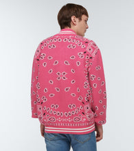 Alanui Bandana jacquard cotton bomber jacket