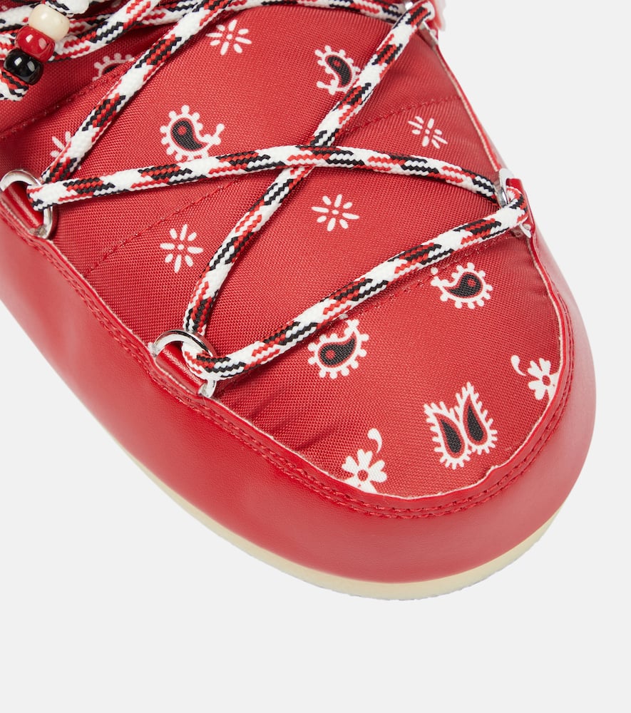 Alanui Full Moon bandana-print boots