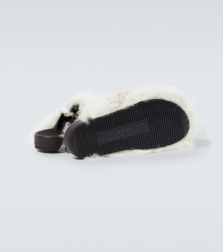 Alanui Journey shearling slippers