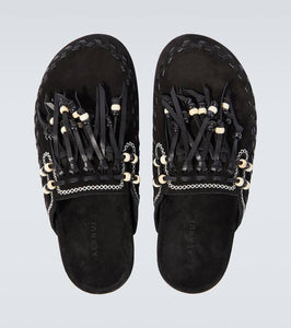 Alanui The Journey suede slippers