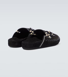 Alanui The Journey suede slippers