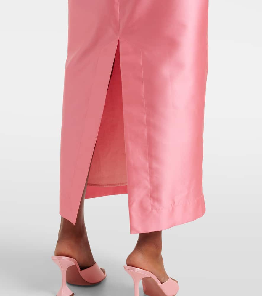 Alemais Ruffled off-shoulder gown
