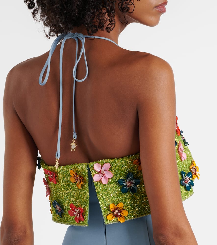 Alemais Yasmine embellished minidress
