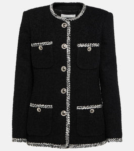 Alessandra Rich Boucl√É¬© tweed jacket