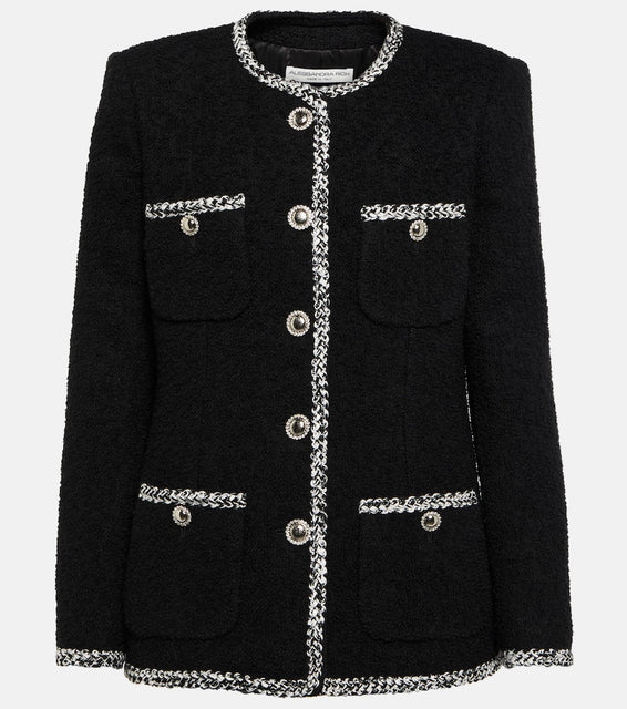 Alessandra Rich Boucl√É¬© tweed jacket