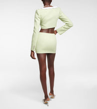 Alessandra Rich Cropped wool-blend jacket
