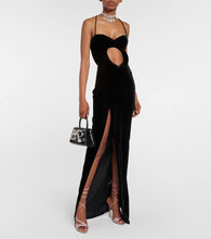 Alessandra Rich Crystal-embellished satin sandals