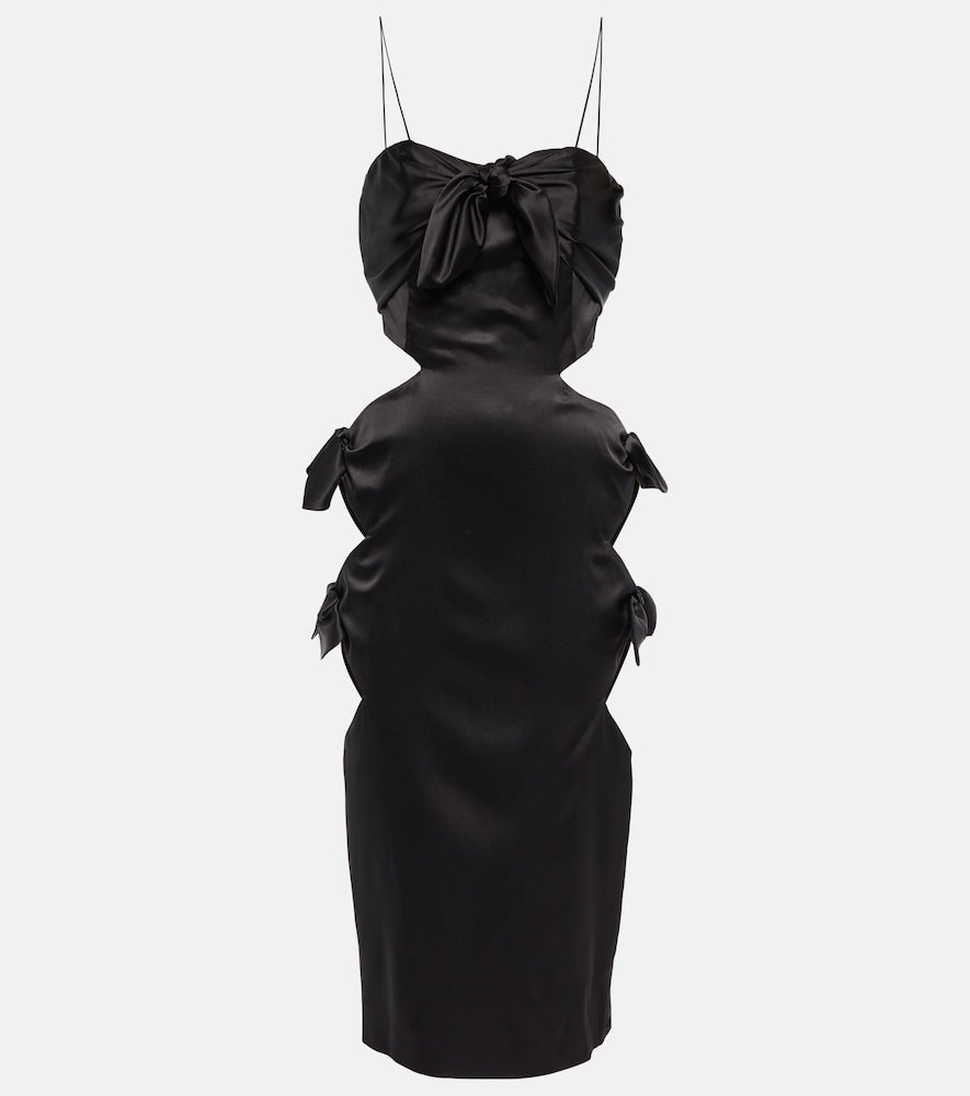 Alessandra Rich Cut-out silk-blend midi dress. Alessandra Rich 镂空真丝混纺中长连衣裙