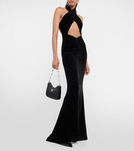 Alessandra Rich Cutout velvet gown