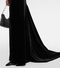 Alessandra Rich Cutout velvet gown