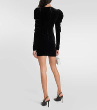 Alessandra Rich Cutout velvet minidress