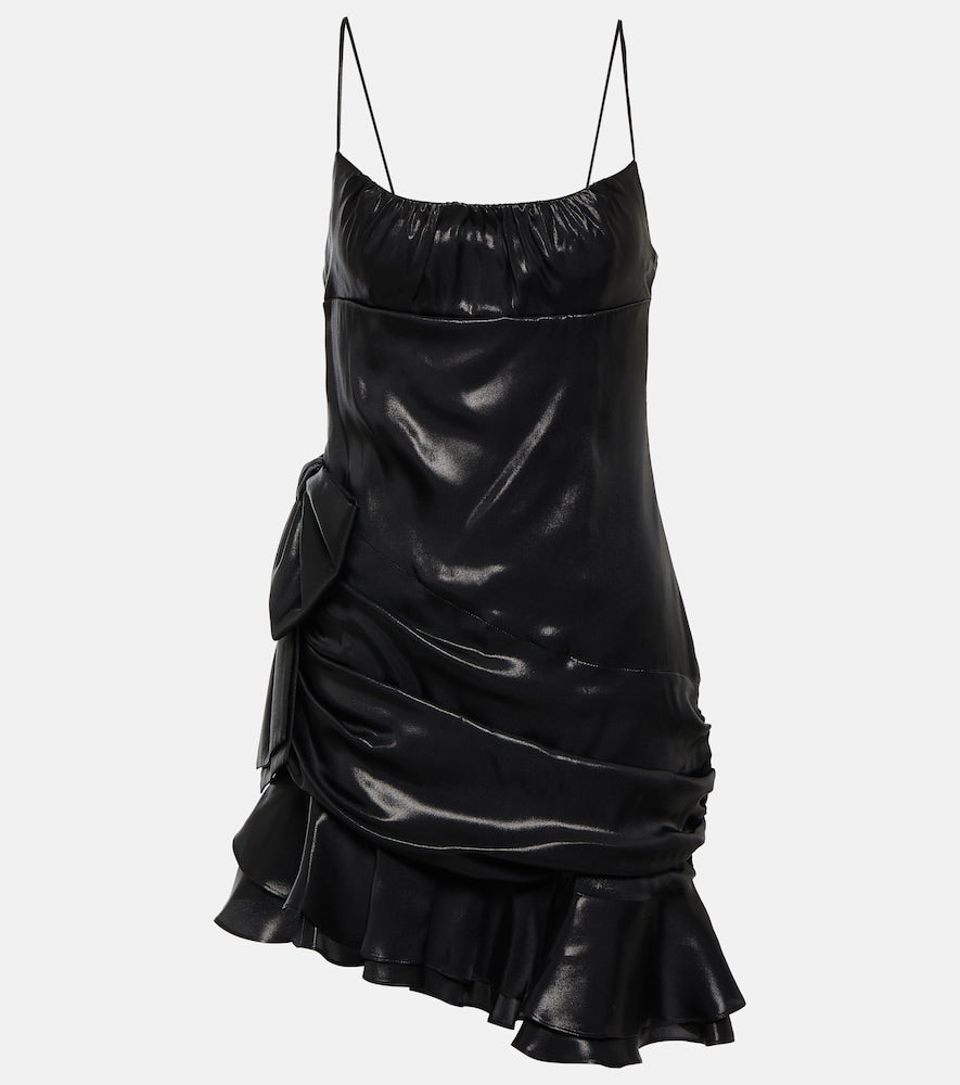 Alessandra Rich Draped minidress. Alessandra Rich 垂褶迷你连衣裙