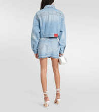 Alessandra Rich Embellished denim jacket