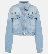 Alessandra Rich Embellished denim jacket