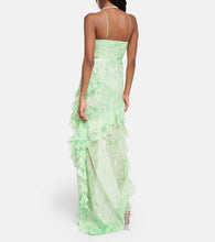Alessandra Rich Embellished silk maxi dress