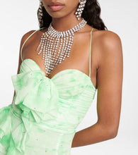 Alessandra Rich Embellished silk maxi dress