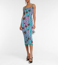 Alessandra Rich Jacquard midi dress
