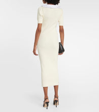 Alessandra Rich Knitted cotton midi dress