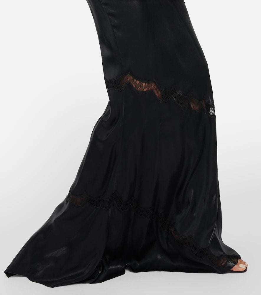 Alessandra Rich Lace-embroidered dress