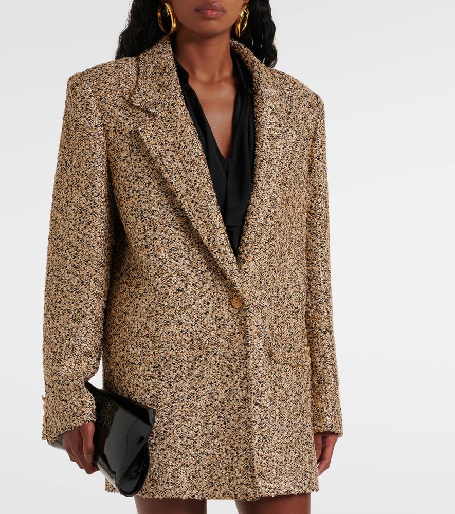 Alessandra Rich Oversized tweed  blazer