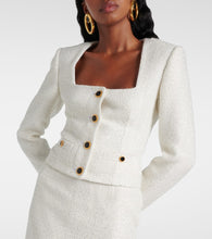 Alessandra Rich Sequined tweed jacket