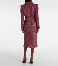 Alessandra Rich Sequined tweed midi skirt