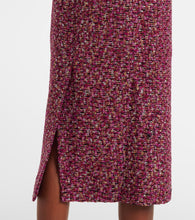 Alessandra Rich Sequined tweed midi skirt