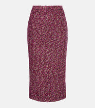 Alessandra Rich Sequined tweed midi skirt - Alessandra Rich 亮片粗花呢中长裙