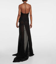 Alessandra Rich Silk georgette gown