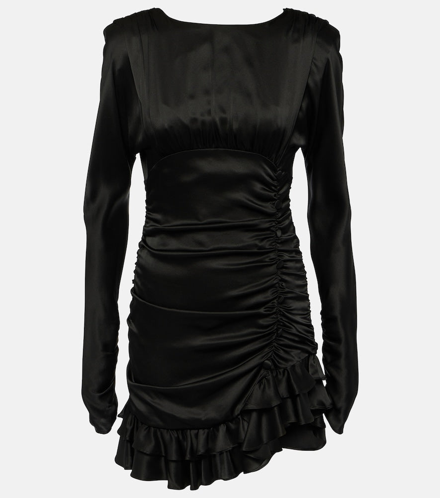 Alessandra Rich Silk minidress. Alessandra Rich 丝绸迷你连衣裙
