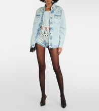 Alessandra Rich Studded denim jacket