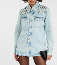 Alessandra Rich Studded denim jacket