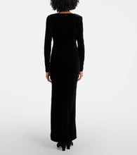 Alessandra Rich Velvet maxi dress