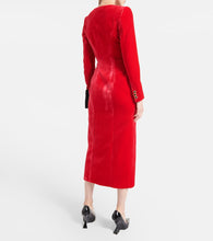 Alessandra Rich Velvet midi dress